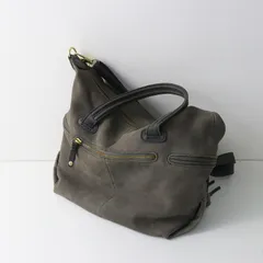 ヴュレ Beau're レザー2wayバッグ＼グレー ハンドバッグ ショルダーバッグ タッセル【2400014938135】のサムネイル