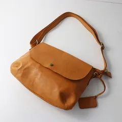 美品 フェス ズッケロフィラート fes zucchero filato レザーフラップショルダーバッグ＼キャメル クロスボディ 牛革【2400014938128】のサムネイル