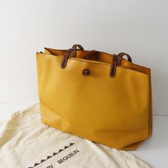 美品】エンリーベグリン オミノくん 2way ハンドバッグ 本革 レザー 黒