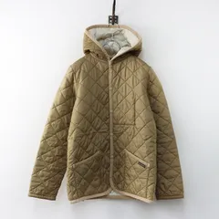 ラベンハム LAVENHAM クレイドン CRAYDON フードキルティングジャケット 38 ベージュ┃ブルゾン アウター 上着【2400014922103】のサムネイル