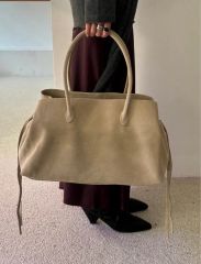 Muori Suède Boston Bag スエードボストンバッグ ブラウン - メルカリ