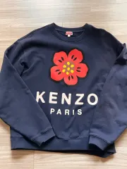 (XL) KENZO ニゴー ボケフラワー スウェット ミッドナイト ブルー