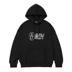 ノルディ NERDY ロゴ ブラック フーディのサムネイル