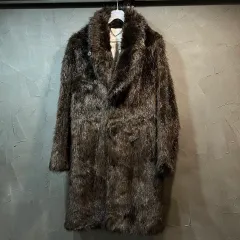 サイズ44 12AW H&M X Maison Margiela ファーコート