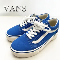 VANS ヴァンズ バンズ オールドスクール OLD SKOOL V36CF ローカットスニーカー US5 ブルー  レディース 靴 _218068