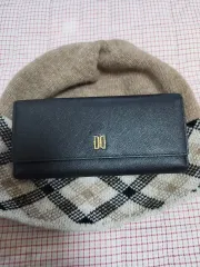DAKS ブラック 長財布 二つ折り財布 DD ロゴのサムネイル