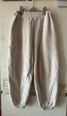 起毛 ジョガー トレーナー パンツ グレー