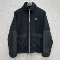 人気 リバーシブル】NIKE 映え ビッグスウォッシュ ボア ジャケット 