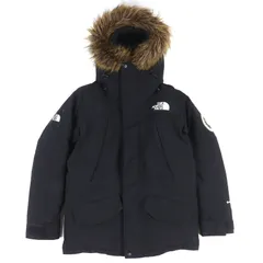 美品△THE NORTH FACE ザ・ノースフェイス ND91807 Antarctika Parka アンタークティカパーカ ロゴワッペン ダウンジャケット ブラック M 正規品 メンズ