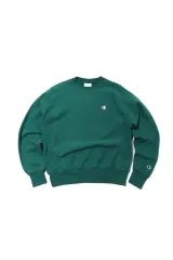 CHAMPION リバースウィーブ グリーン スウェットシャツ size S