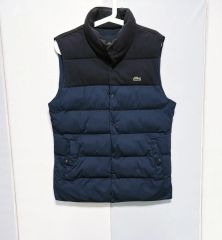 LACOSTE ダウンベスト ブラック FR52 US L - メルカリ