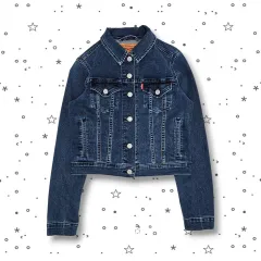 Levi's リーバイス クロップド デニム ジャケットのサムネイル