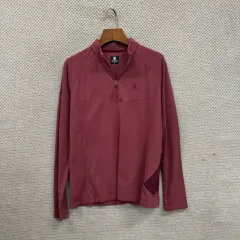 BLACK YAK アウトドア プリンティングロゴ ハーフジップ 長袖Tシャツ 95 A07311