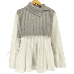 スナイデル snidel シャツチュニックレイヤードニット レディース ONE SIZE 