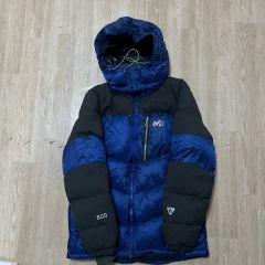美品】MILLET ミレー フードファーダウン メンズL 極暖 山ブランド 