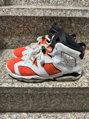 NIKEナイキAIR JORDAN6レトロゲータレード27.5 白xオレンジ - メルカリ