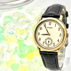 【新品電池】SEIKO セイコー AVENUE アベニュー ボーイズ 腕時計 ゴールド スモールセコンド 2K23-6120 000005 新品ベルト