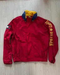 トミーヒルフィガー track Jaket レッド Mサイズ