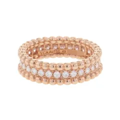 ヴァンクリーフ&アーペル リング ペルレ 1連モデル ダイヤモンド 31P 計0.49ct K18PGピンクゴールド サイズ49 VCARPJMW00 指輪のサムネイル