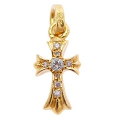 CHROME HEARTS クロムハーツ(原本無) 22K CRS BBYFAT P DMND CHROME HEARTS クロムハーツ(原本無) 22K CRS BBYFAT P DMND
