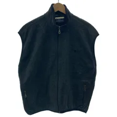 【中古】　Champion　フリース　ベスト　ハイネック　フルジップ　無地　ワンポイント　刺しゅう　アメカジ　古着　/1603のサムネイル