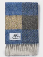 マルニ ブレンド マフラー マジャリブルー 出品のサムネイル