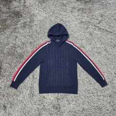 ブルックス・ブラザーズ コットン ケーブル ストライプ セーター/メンズ(M)/ST2489
