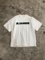 ジルサンダー 美品 プリントロゴ コットンジャージー Tシャツ 半袖 XS