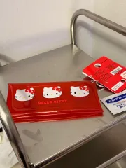 ハローキティ クリア ケース ジッパー 筆箱 キーホルダー