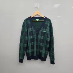 ベネトン 25FW グリーン CHECK カーディガンのサムネイル