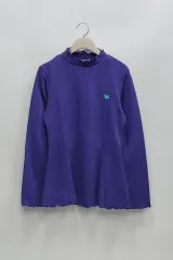 (新品) anna sui アナスイ 20FW フレア ゴージ ニット / レディース 55 (85) PURPLE パープルのサムネイル