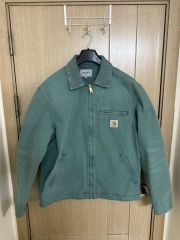 Carhartt カバーオール デットグリーン 状態◎ - メルカリ