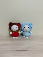 ハローキティ クマのぬいぐるみ コスチューム キーホルダー セット