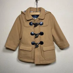 BURBERRY バーバリーチルドレン ダッフルコート サイズ:90cm100cm裏地ノバチェック/子供服アウター ベージュ キッズ