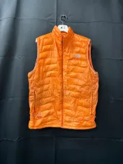 THE NORTH FACE ザノースフェイス サミット オレンジ ベスト ダウン 700 (染みあり)