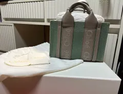 クロエ ウッディバッグ ミニ グリーン