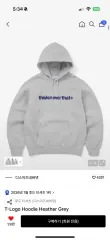 ディスイズネバーザット T-Logo Hoodie Heather Greyのサムネイル