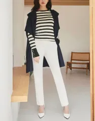 新品)66)GEORGES RECH ジョルジュ・レッシュ ストレート パンツ