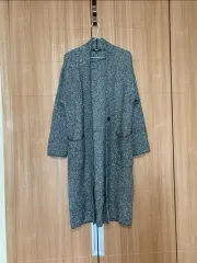 ユニクロ 春 ロング ニット カーディガン レディース