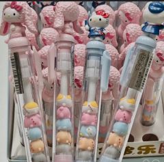 激レア】ハローキティ フラワーパペットペン ボールペン 平成レトロ 