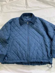 UNIQLO パフテックブルゾン  キルト ジャケット コート  ブルー