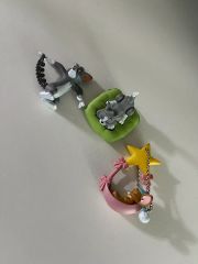 ⭐︎ペア⭐︎トムとジェリー ガチャガチャ じゃらじゃらキーホルダー 