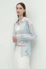 SeaRoomlynn Cotton Washヘムレースシャツ パウダーブルー - メルカリ