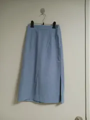 (新品)スウェード Hライン スカート ミディ丈