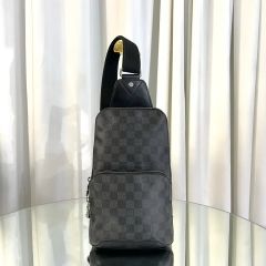 超極美品 ルイヴィトン ダミエ アンフィニ アヴェニュー スリング