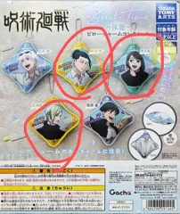呪術廻戦 ピロー キーホルダー ガチャ クッション キーホルダー (夏油（ゲトウ）、七海、家入 硝子)