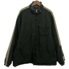 【中古】　Abercrombie&Fitch　ナイロンジャケット　スポーツジャケット　ハイネック　フルジップ　裏地フリース　無地　オーバーサイズ　アメカジ　古着　/1587のサムネイル