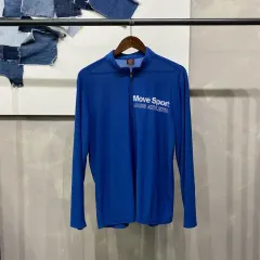 (105) ルイスカナダ ゴルフ 春夏 機能性 ハーフジップ 長袖 Tシャツ