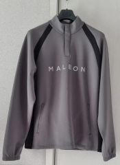 Malbon 黒クウォータージップシャツ テックパフォーマンス L - メルカリ