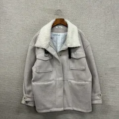 ヴィンテージ キルティング ムートン ジャケット 100 M12646